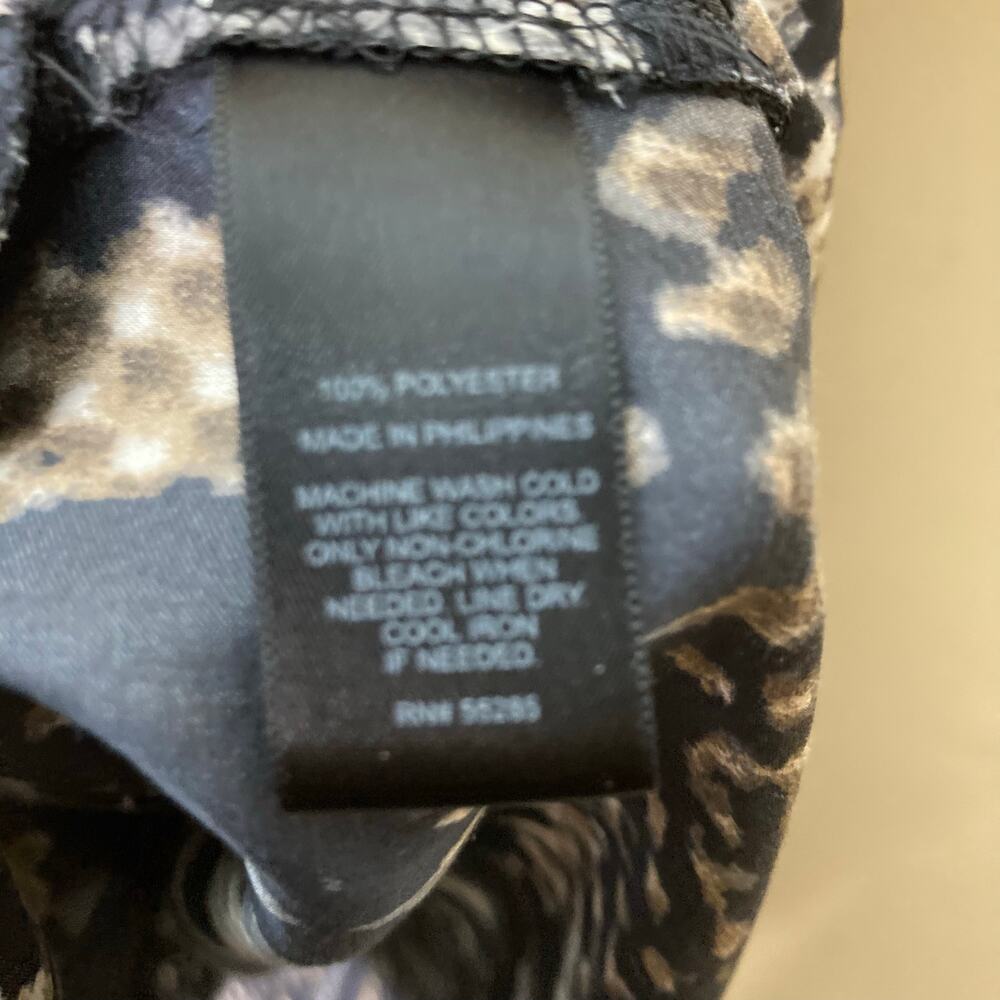 Romper Jumpsuit Shorts By Express Python Print Si… - image 7